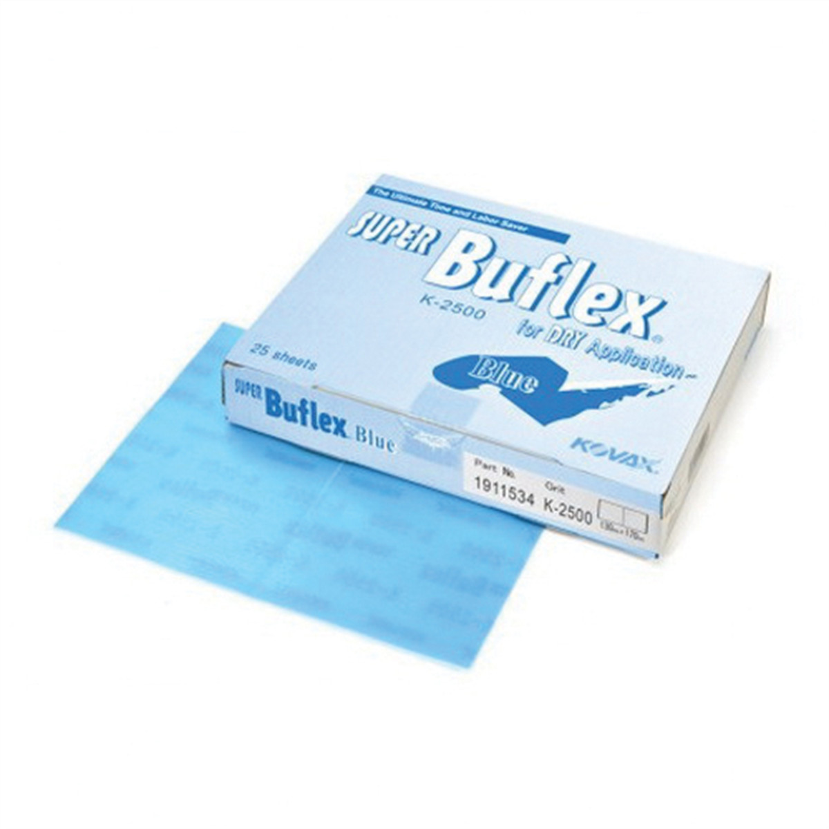 Eagle Abrasives, Inc. KOVAX Super Buflex 191-1534 Super-Tack Buflex Sheet, 130