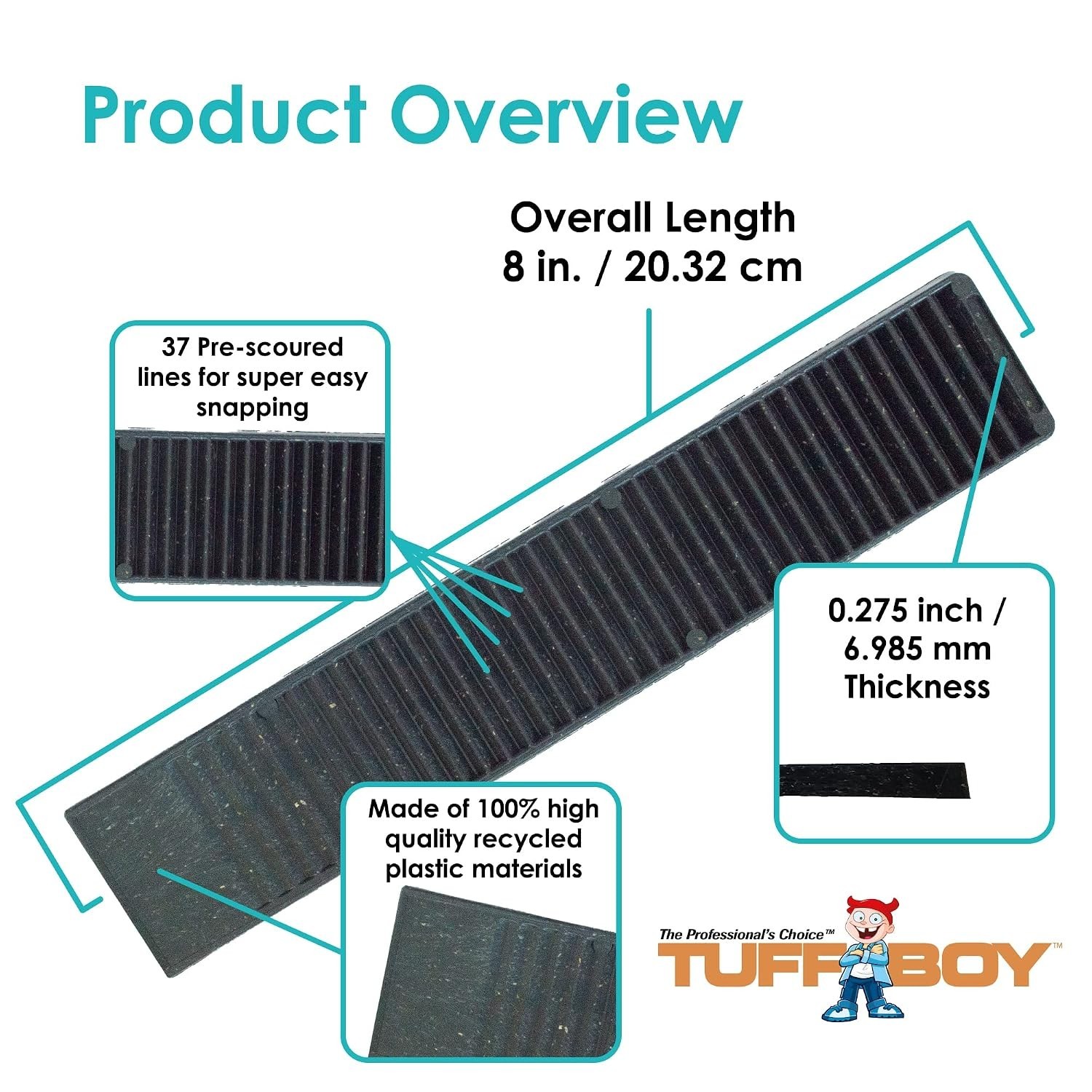 8” Versatile Plastic Shims & Leveling Wedges – Weatherproof 36 Pack Solutions