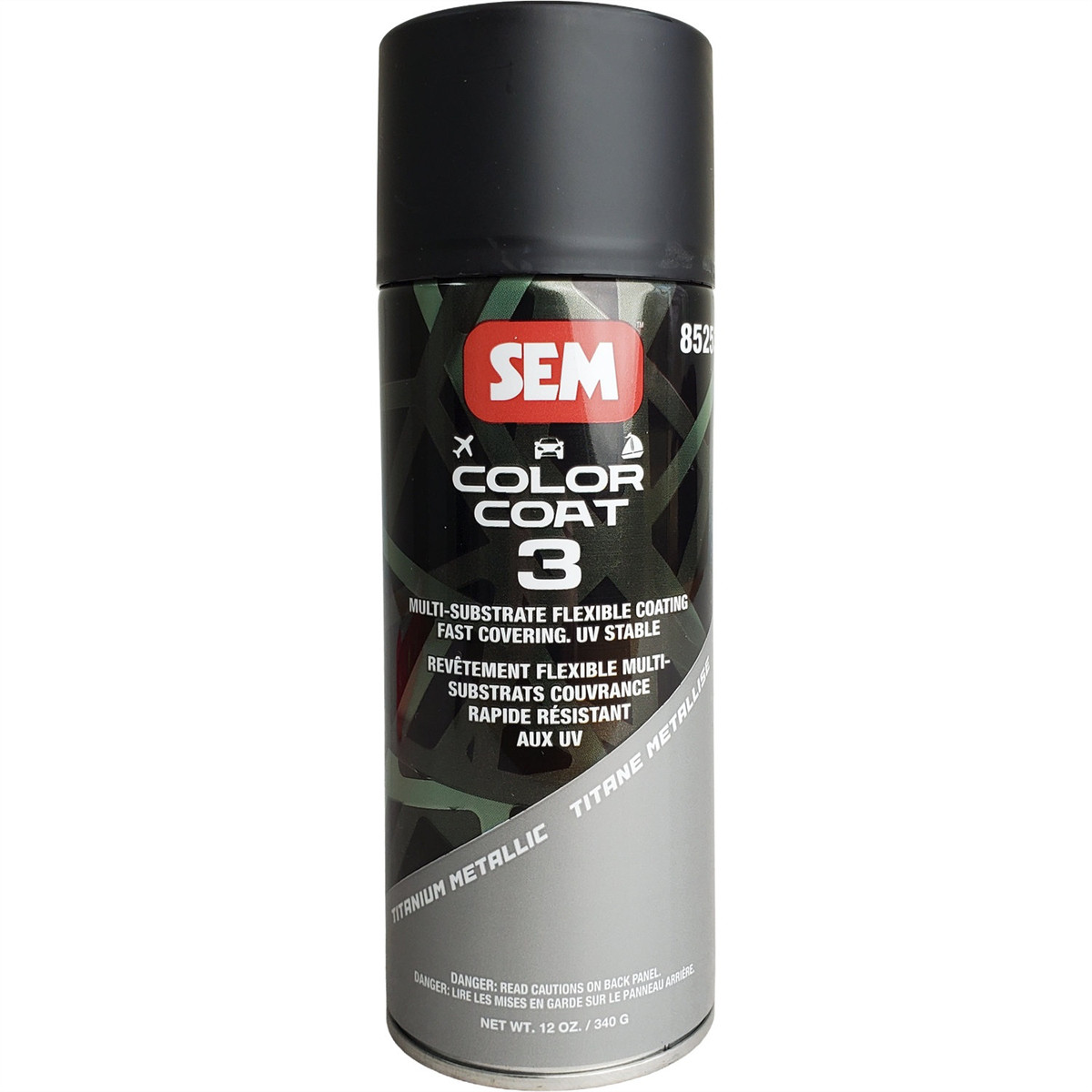 SEM.85253SEM Paints Color Coat 3 Titanium Metallic 16 oz Aerosol