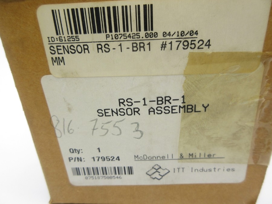 MCDONNELL & MILLER RS-1-BR-1 179524 NSMP