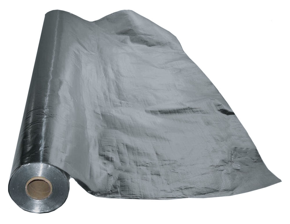 REFLECTIVE MYLAR FILM 4×25 INSULATION ROLL HYDROPONIC WALL GROW ROOM COVERING
