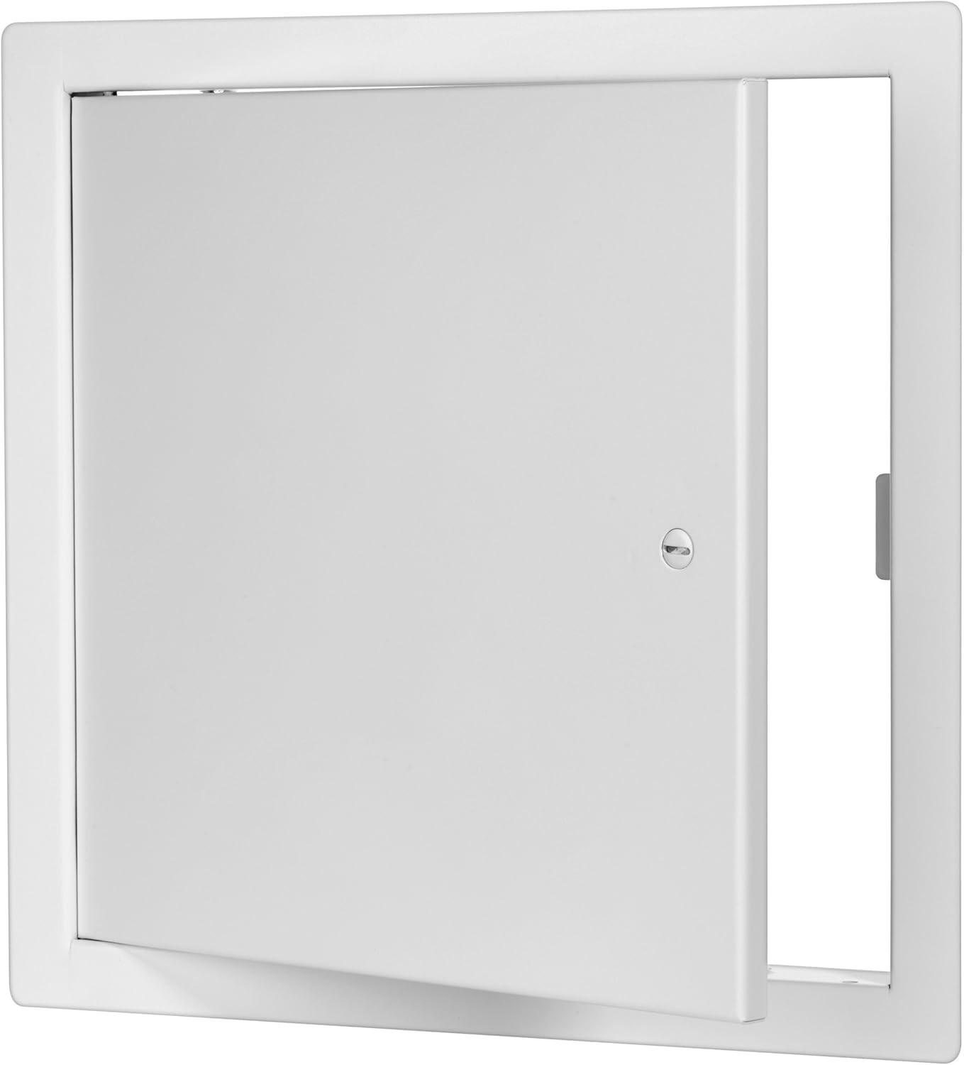 Mophorn Steel Access Door, 18 X 18 Flush Universal Mount, White (Screwdriver Lat
