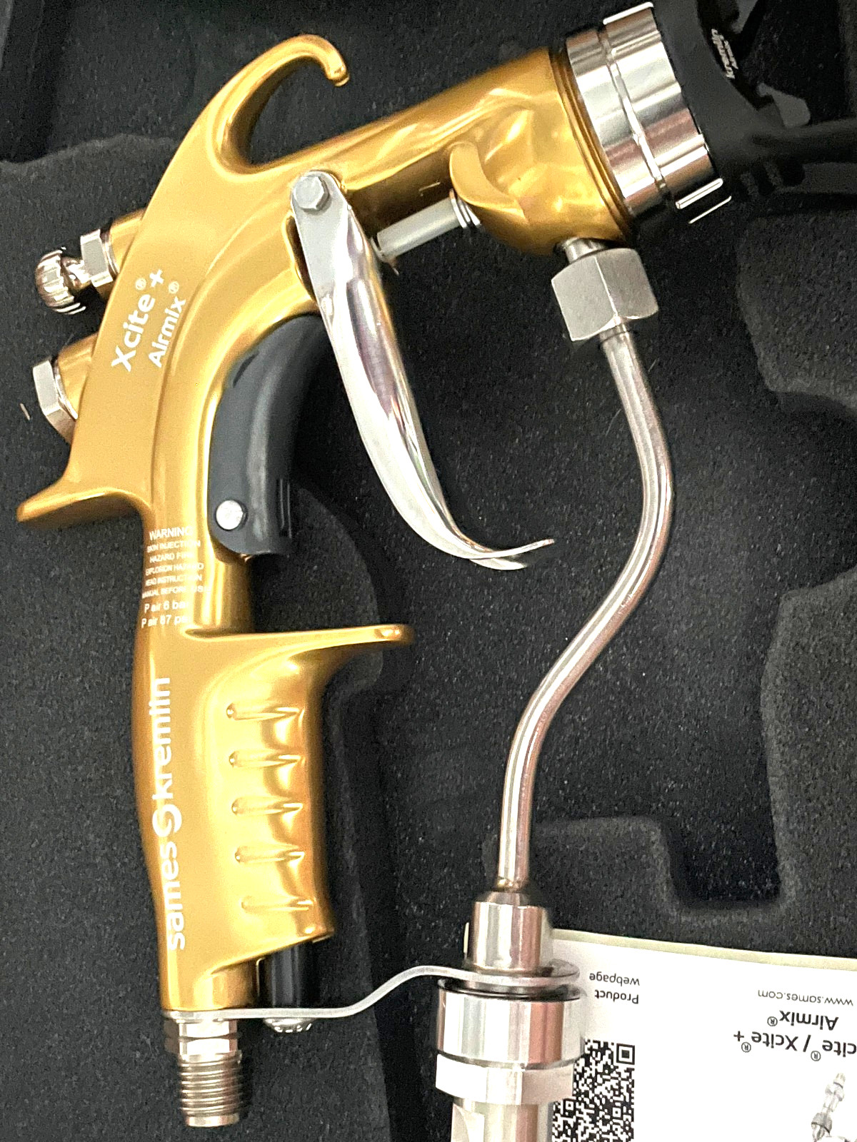 SAMES KREMLIN XCITE AIRMIX GUN 120B W/ 3 TIPS OEM C BELOW IN LISTING!!!
