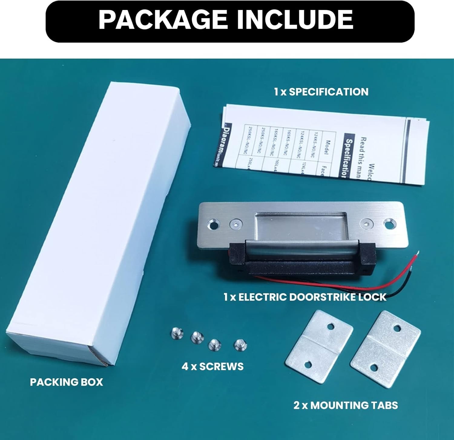 2026 Upgraded ANSI Standard Heavy Duty Electric Door Strike Lock for Door Acc…