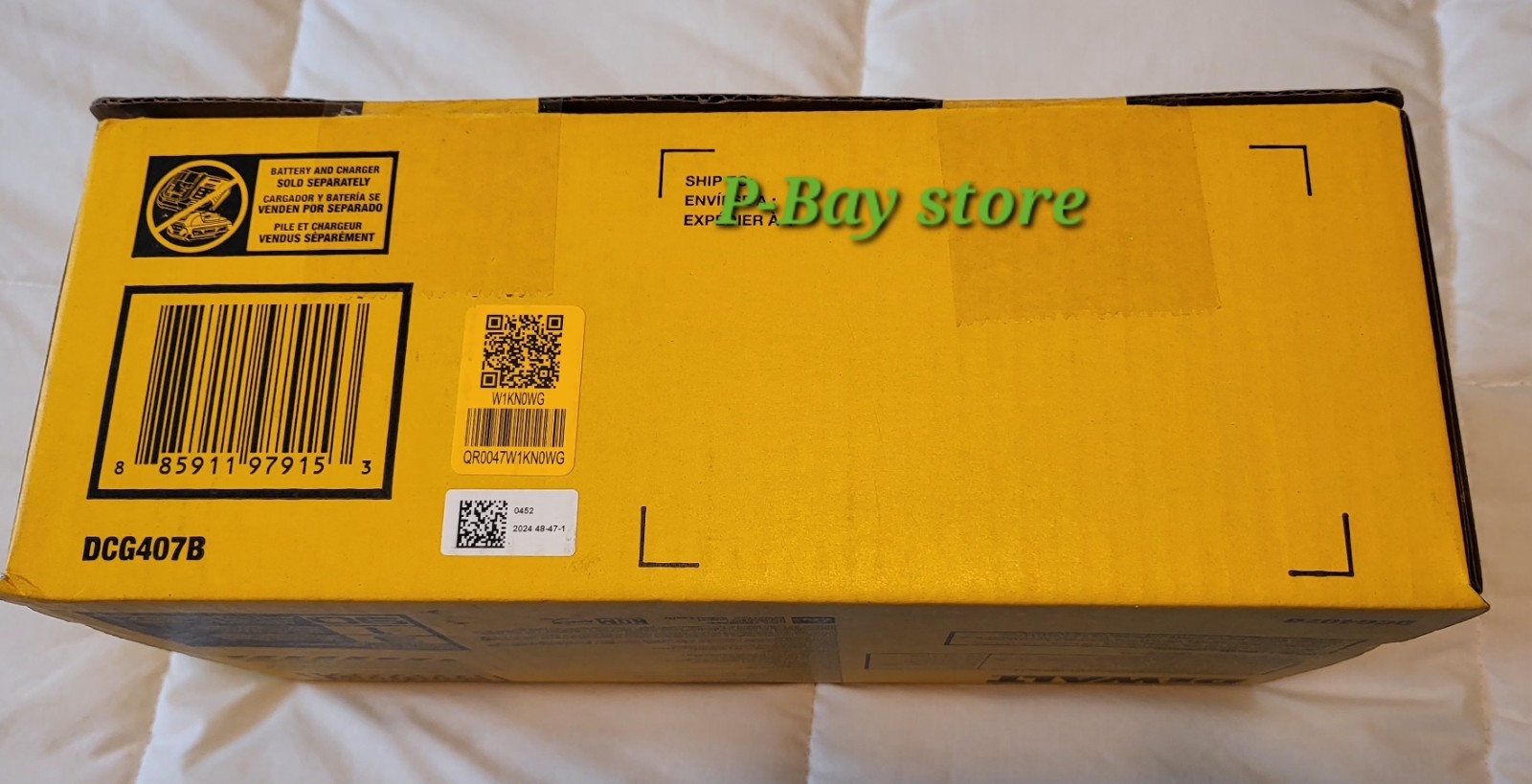 DCG407 DeWalt 20V MAX Brushless Cordless 4-1/2 in. Slide-Swtch Grinder Tool Only