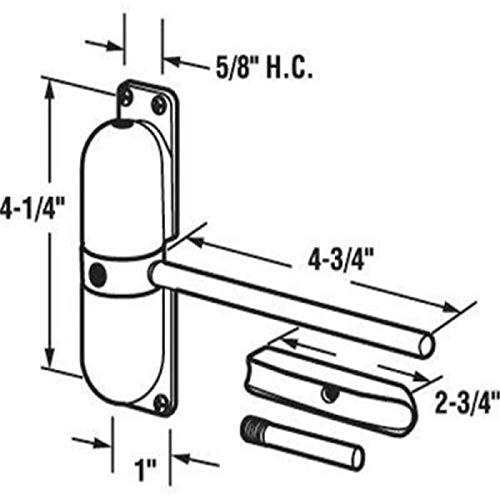 Automatic Safety Spring Door Closer – Self-Closing Hinged Doors, Easy Install…