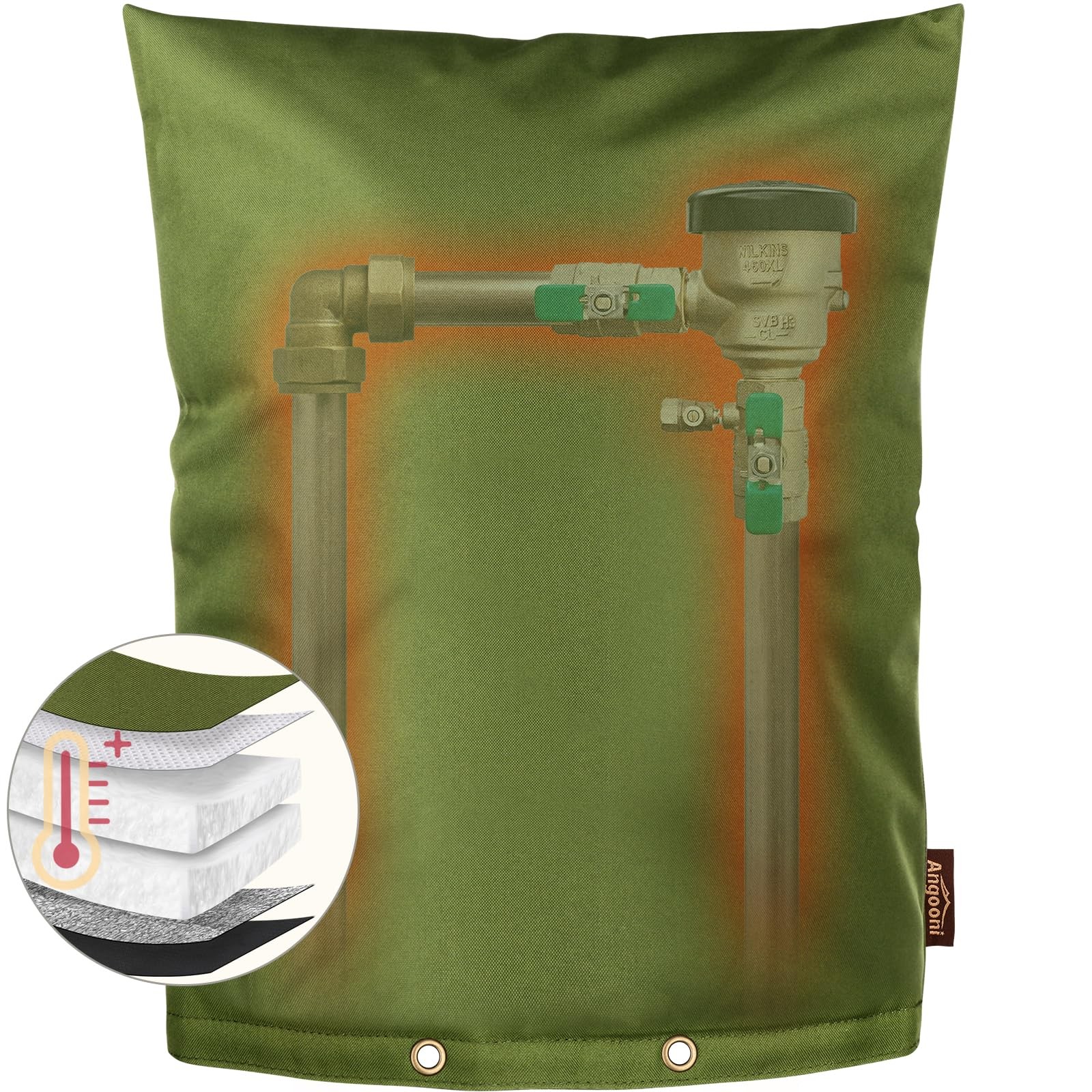 Angooni Upgraded Backflow Preventer Cover Aluminum Foil 5F – 24 W X 36 H