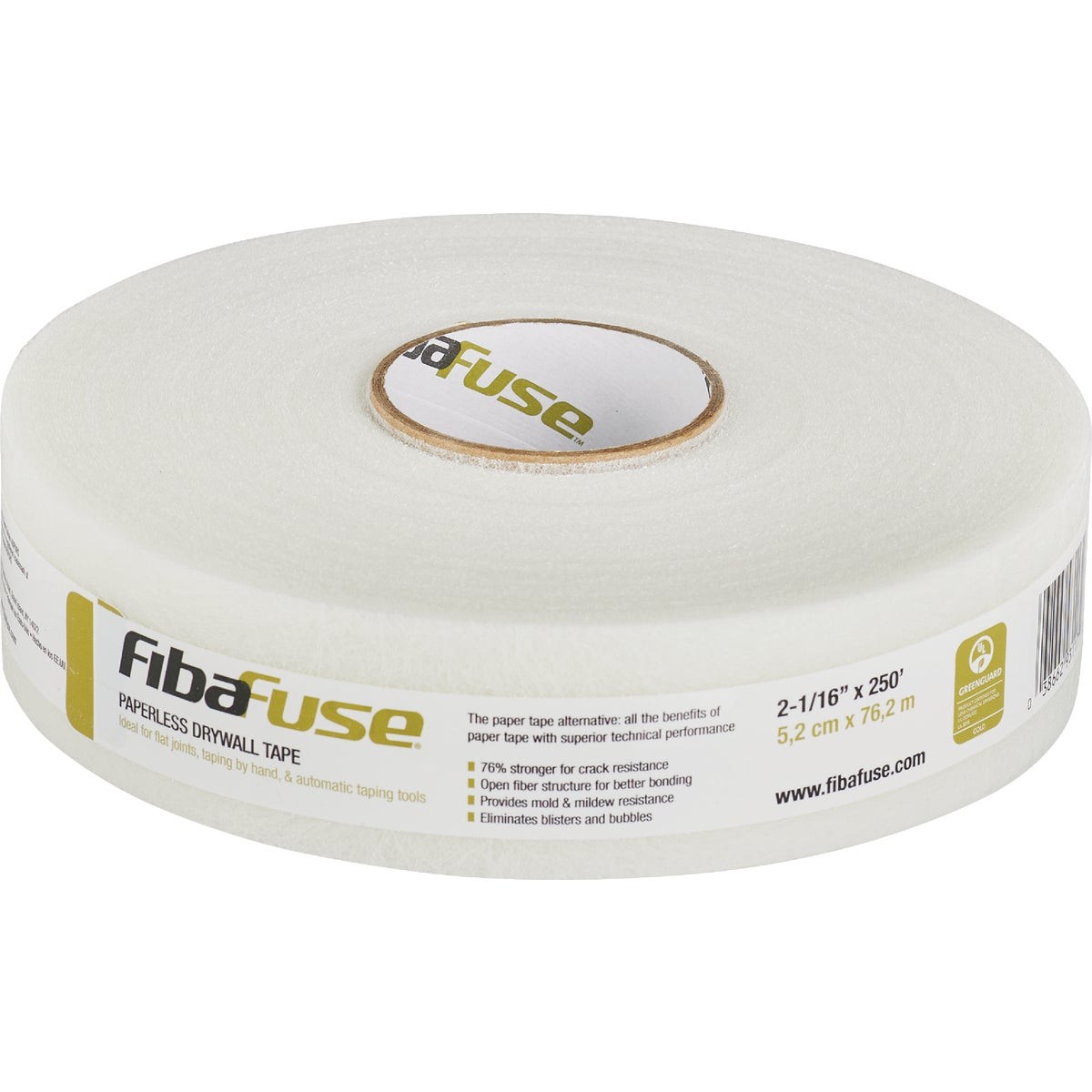 FibaFuse 2-1/16 In. X 250 Ft. Paperless Drywall Tape FDW8652-U Pack of 10