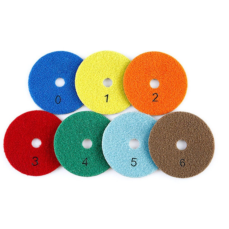 Diamond Dry Grinding Discs 100mm 4″ Granite Stone Concrete Marble 30 – 6000 Grit