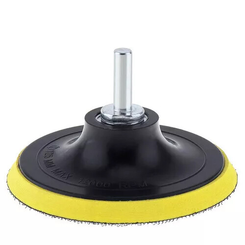 3″-7″ Hook & Loop Backer Pad 5/8″-11 for Grinder Polisher + Drill Adapter