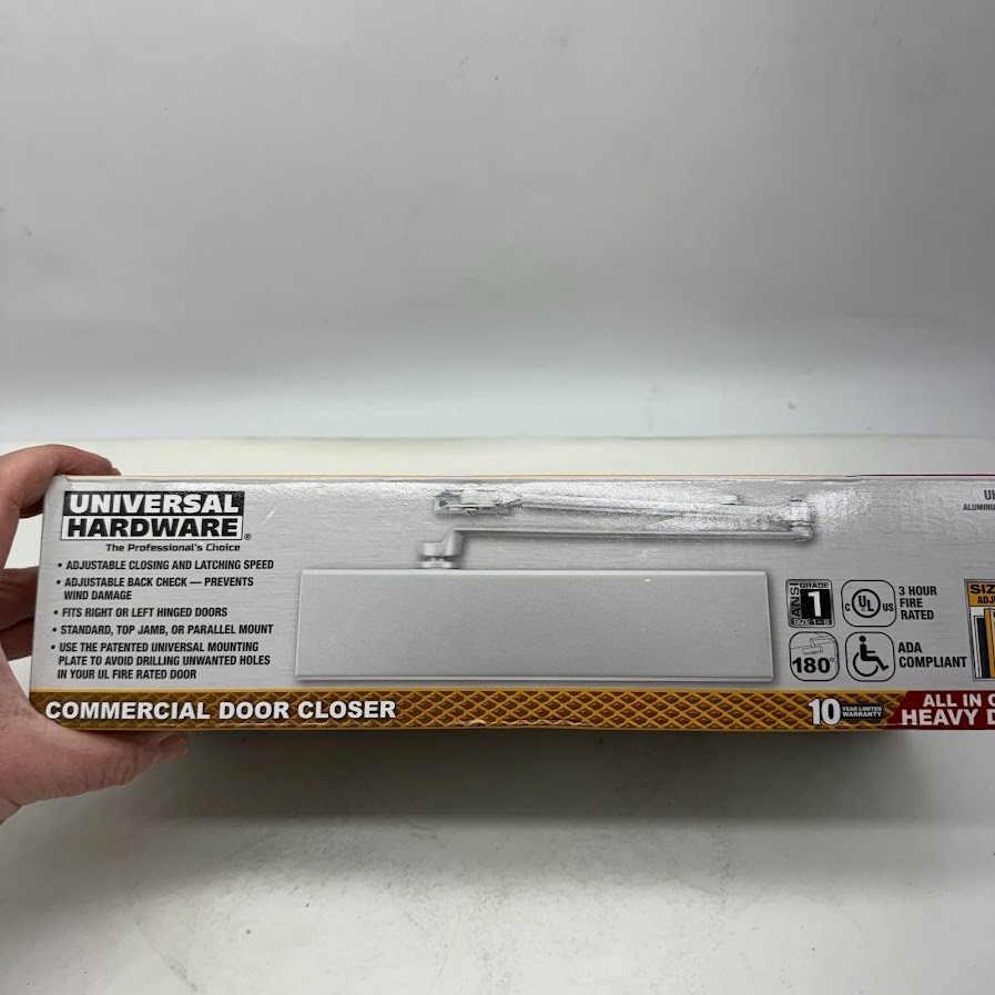 Universal Hardware Heavy-Duty All-in-One Aluminum Door Closer (ANSI Grade 1)