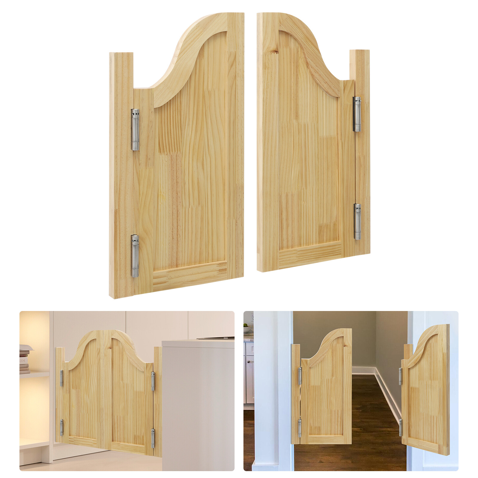 70x70cm Partition Door Swing Solid Wood Door for Shop Entrance Partition Door