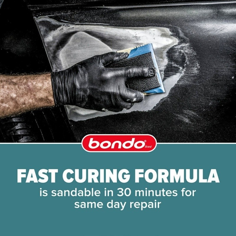 Fiberglass Reinforced Filler Waterproof Fast Curing Repair Car Boat Metal Wood