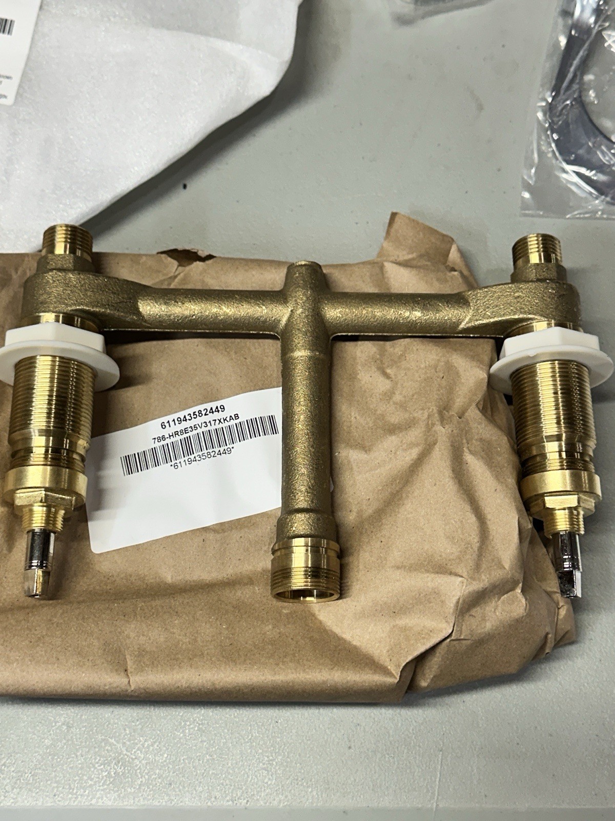 Chicago Faucets 786-HR8E35V317XKAB Commercial Grade High Arch Faucet NEW