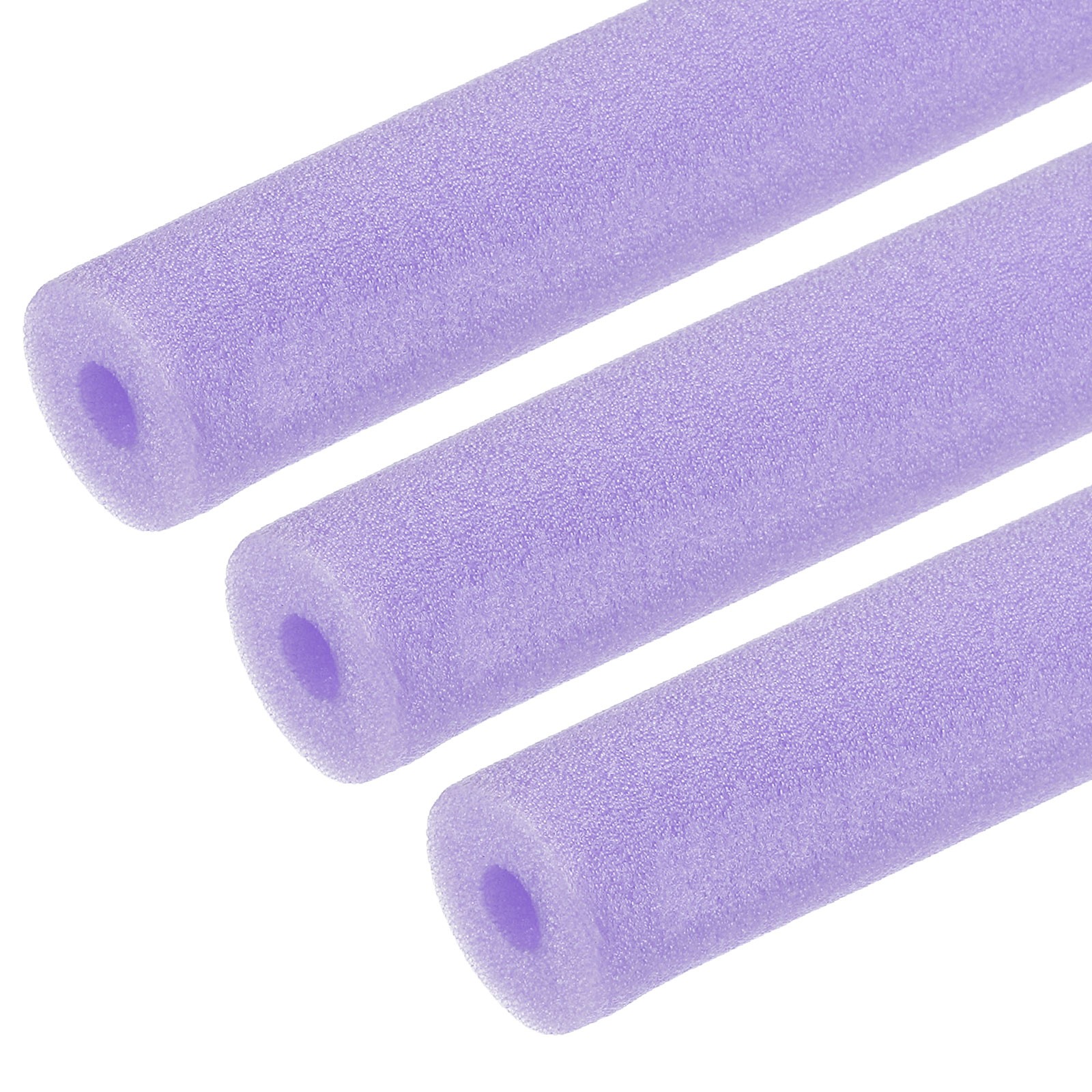 3pcs 1/2″ ID 3.3FT Pipe Insulation Foam Tube 1.38″ OD Tubing Cover Purple