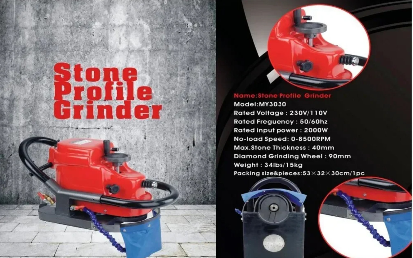 Polisher Grinder Stone Profile Milling Router Machine Cutter Edge for Marble