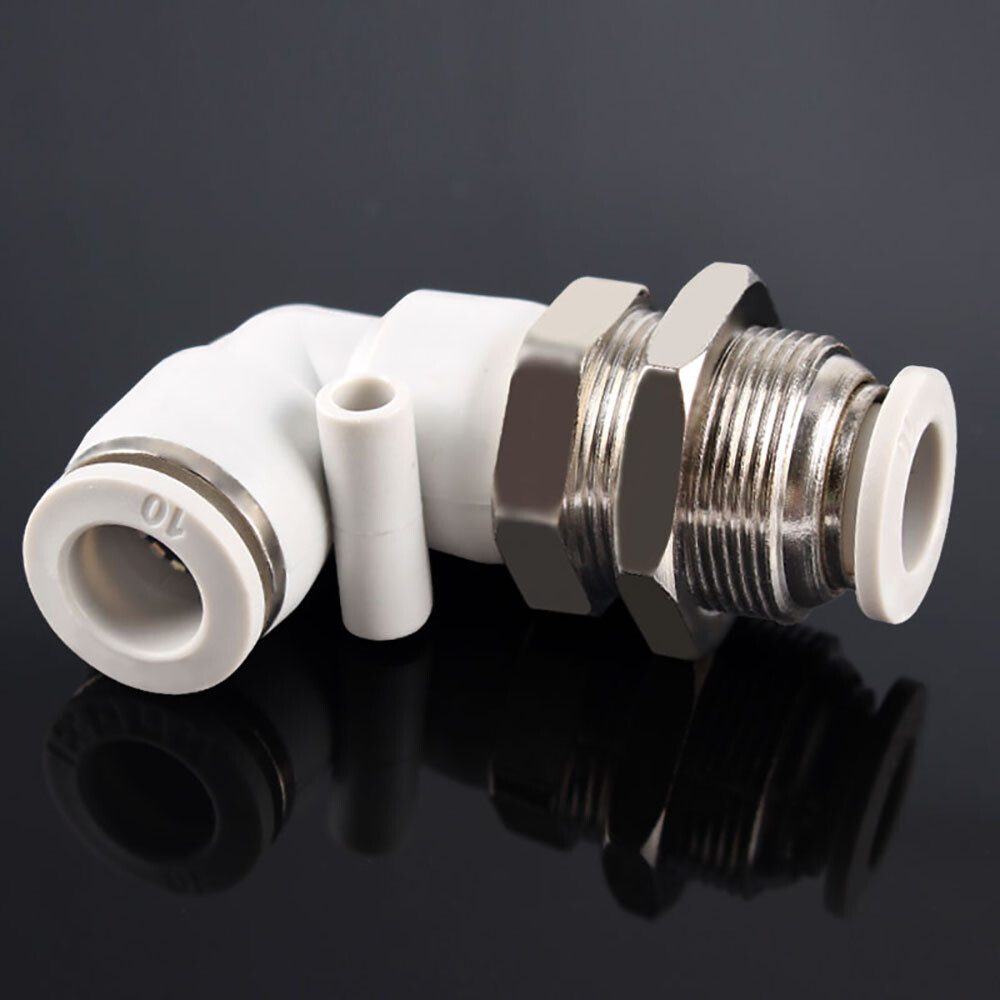 Swivel Elbow Push Fit Bspt Parallel Threads Metric Push in Fitting 4/6/8/10/12mm