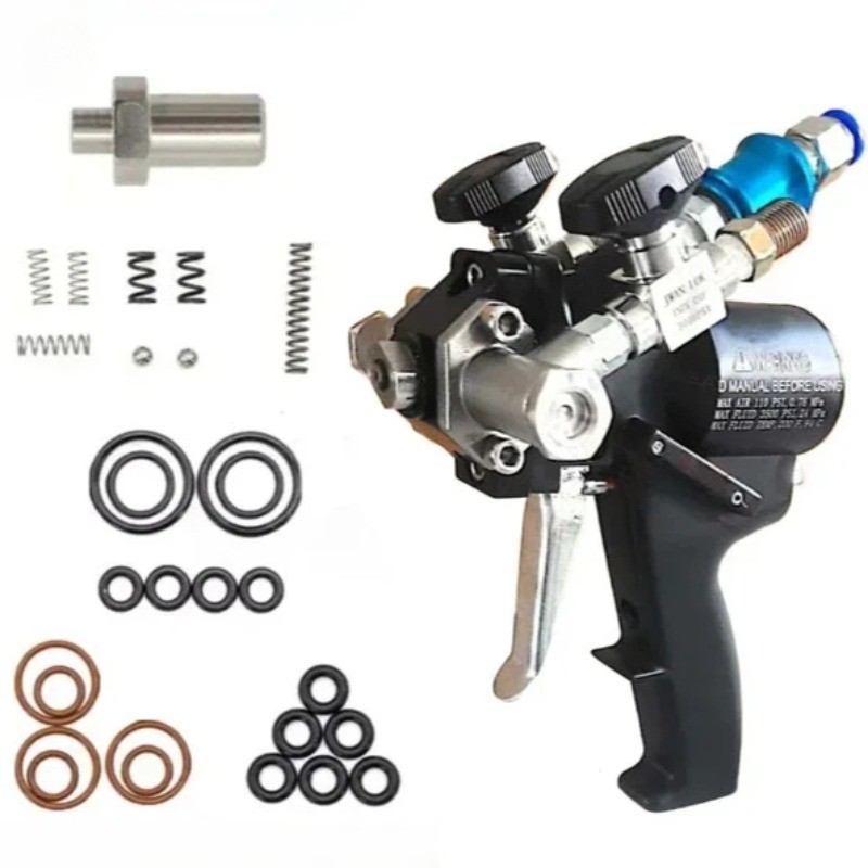 New Style PU P2 Polyurethane Foam Spray Gun PU Gun 35Mpa with Accessories