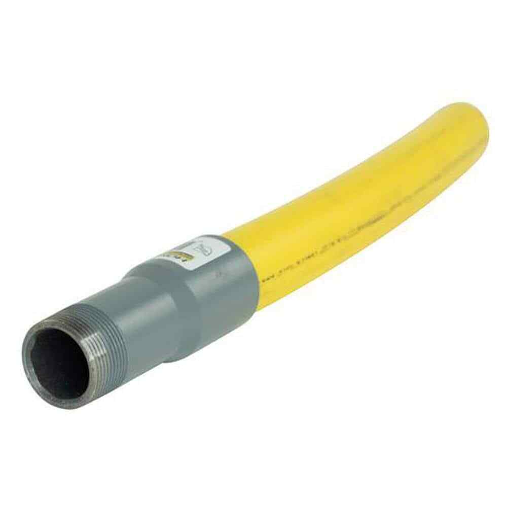 Underground Gas Transition Fitting Pipe Yellow Poly 1 1/4 x 1 1/4 inch MIP NEW