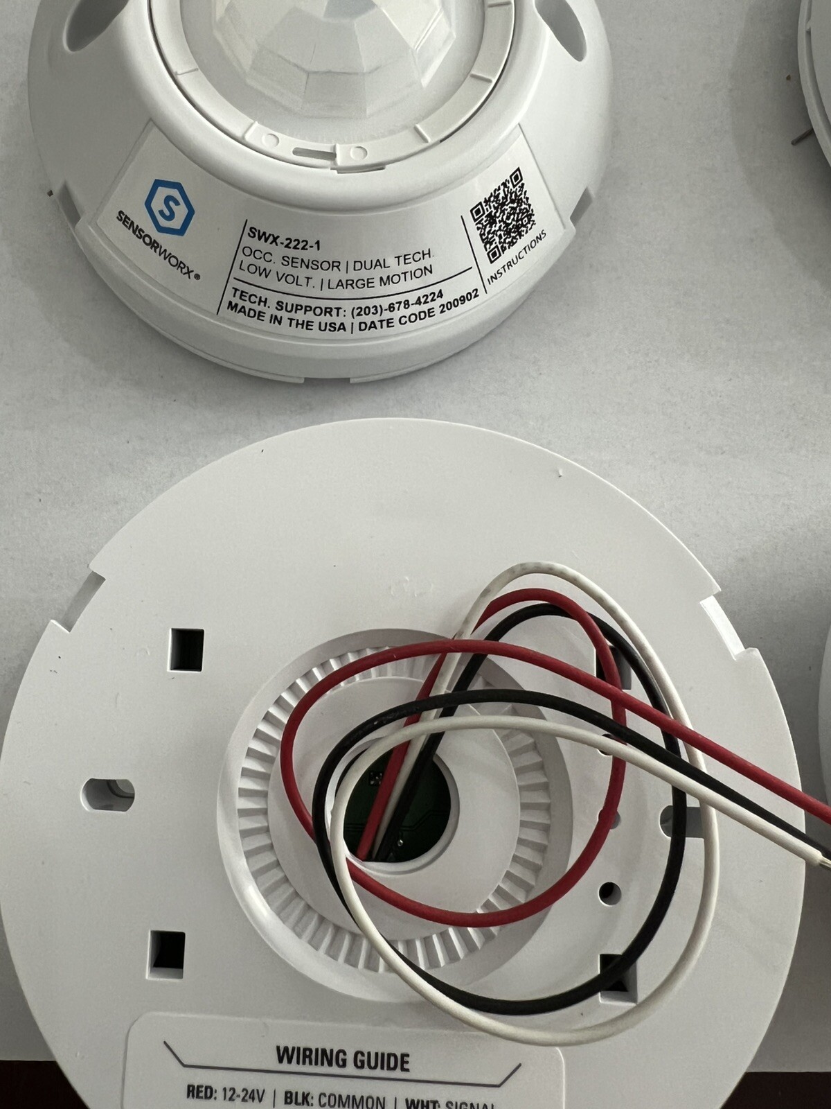 Sensorworx #SWX-222-1 Low Voltage Dual Technology Ceiling Mount Occ Sensor Lot