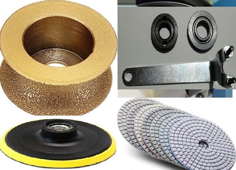TWO V40 ROUTER BIT 16 stone concrete granite marble grinding cup wheel buffer