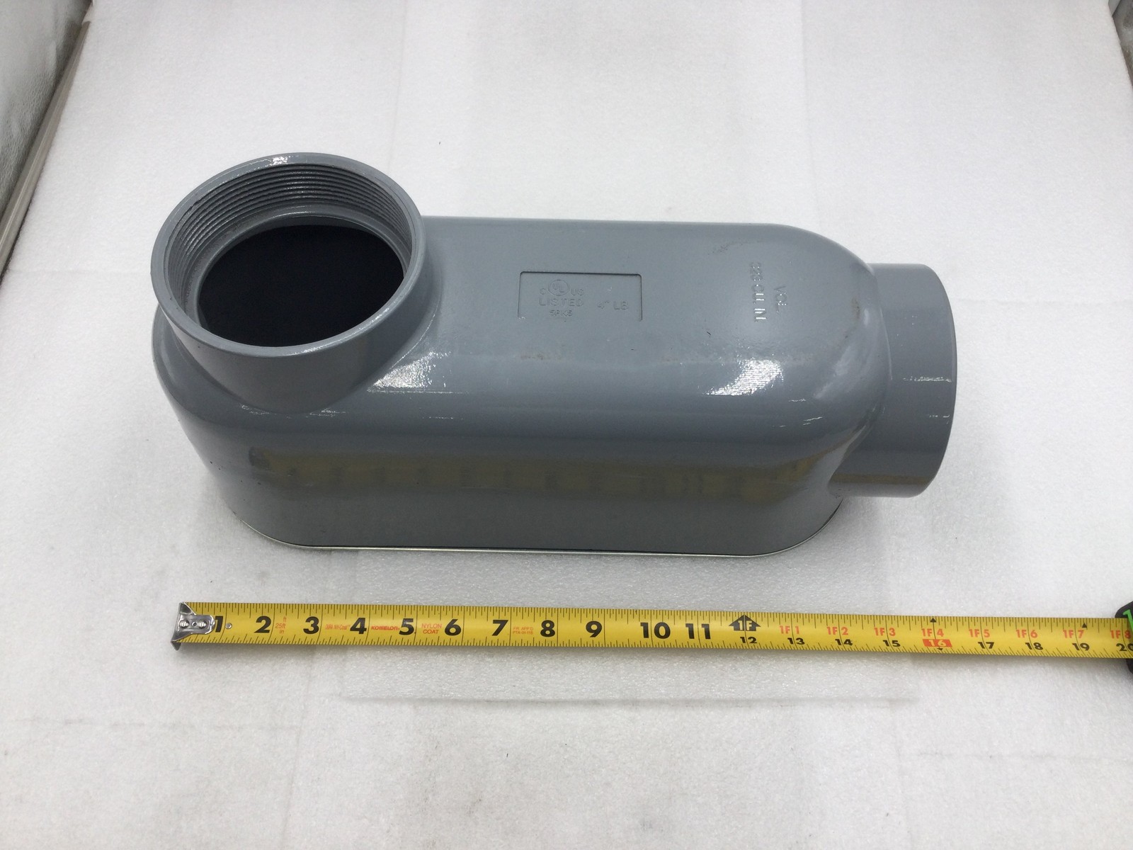 Topaz 5FK5 4″ LB Style Aluminum Conduit Body/Adapter