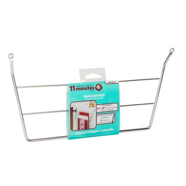 3-Tier Kitchen Cabinet Door Mount Towel Bar Holder Dishcloth Rack Bathroom Rag