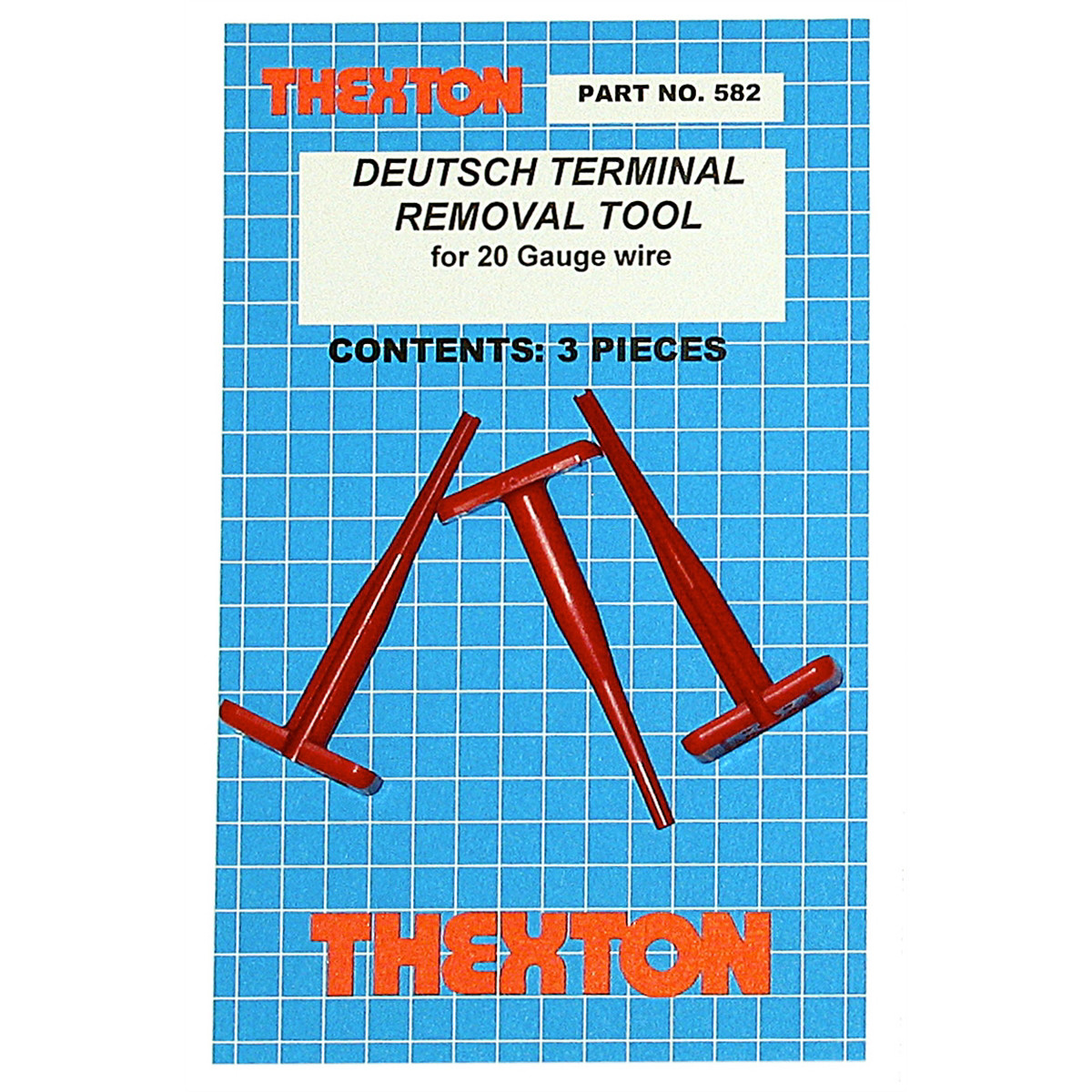 Thexton 582 Thexton Deutsch Terminal Removal Tool for 20 gauge wire