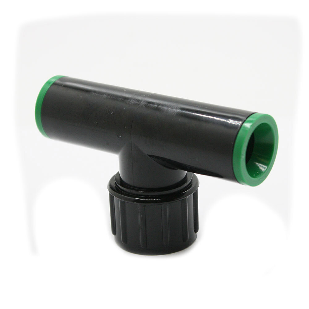 Thrifco 3/4 Inch Compression FHT Swivel Tee – Green – 6821306