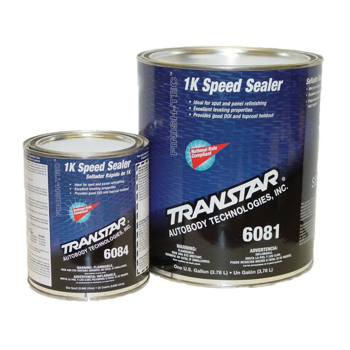 TRM.6084 Transtar Autobody Products 6084 1K Speed Sealer, 1 qt Round Can, Light