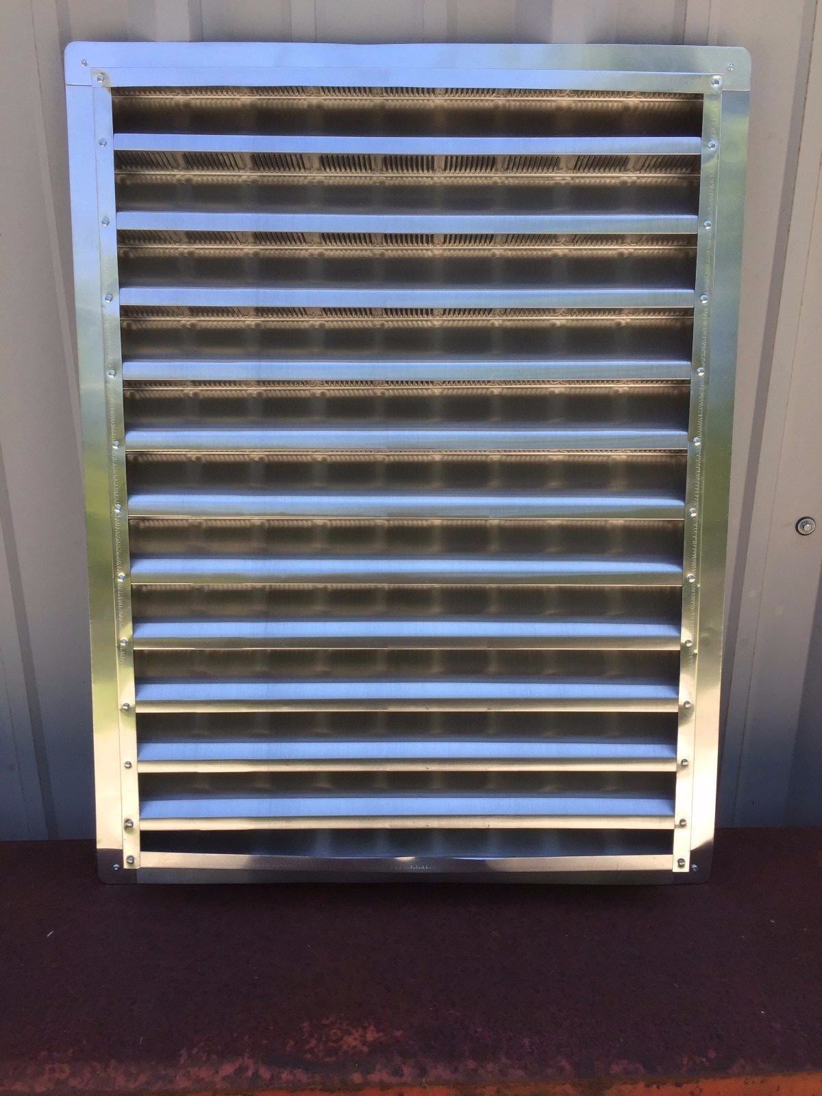 CASE OF 6 Air Vent RL812000 Aluminum Wall End Louver 8″ X 12″ , FREE SHIPPING