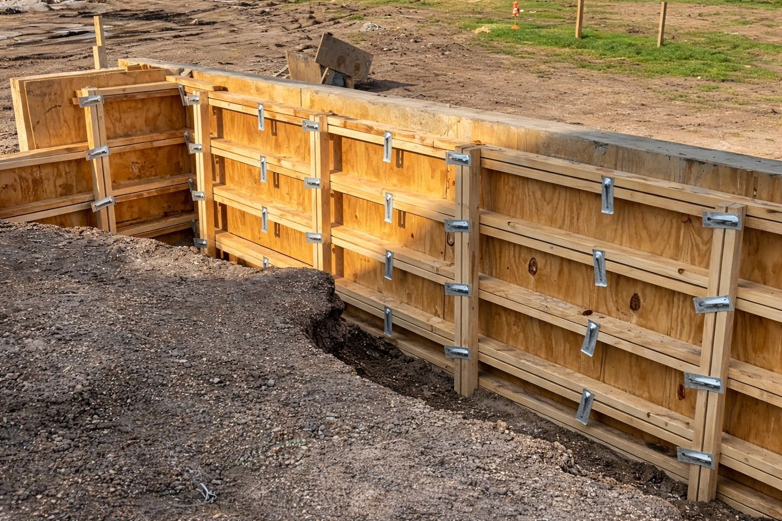 Sandbaggy Galvanized Steel Snap Tie Wedges (2 ⅜” x 6 ⅛”) for Concrete Formwork