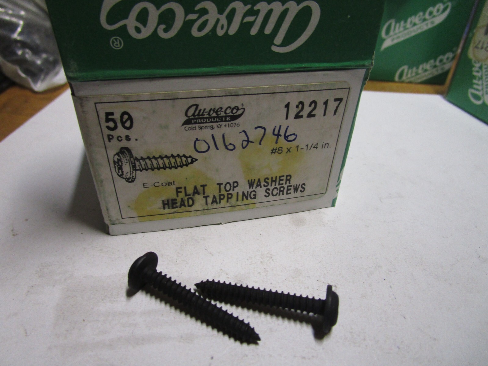 AUVECO 12217 PHIL FLAT WASHER HD T.S. 8 X 1-1/4 BLACK QTY 50
