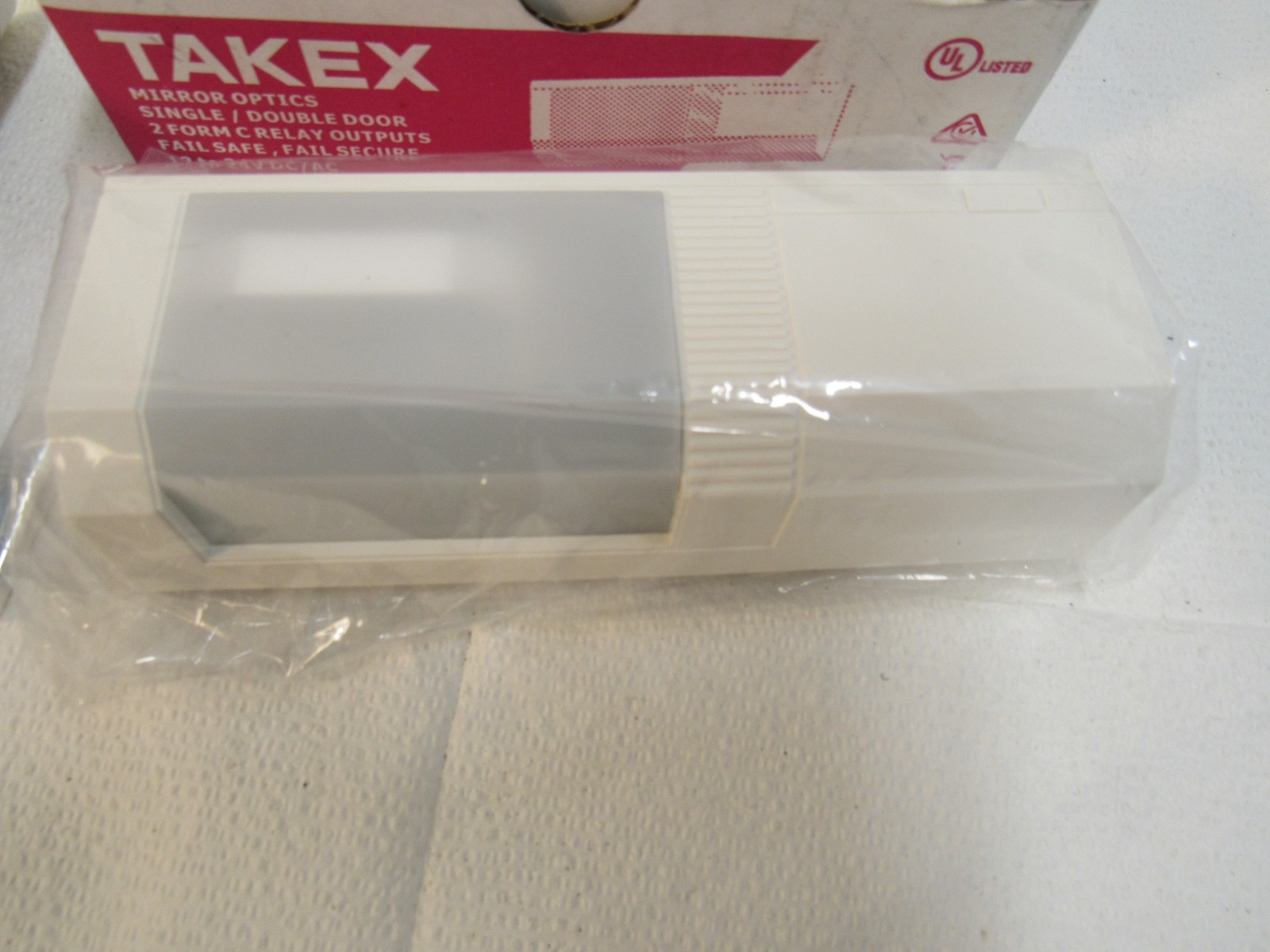 TAKEX PS-520E White Request to Exit Sensor Mirro Optics Single/Double Door