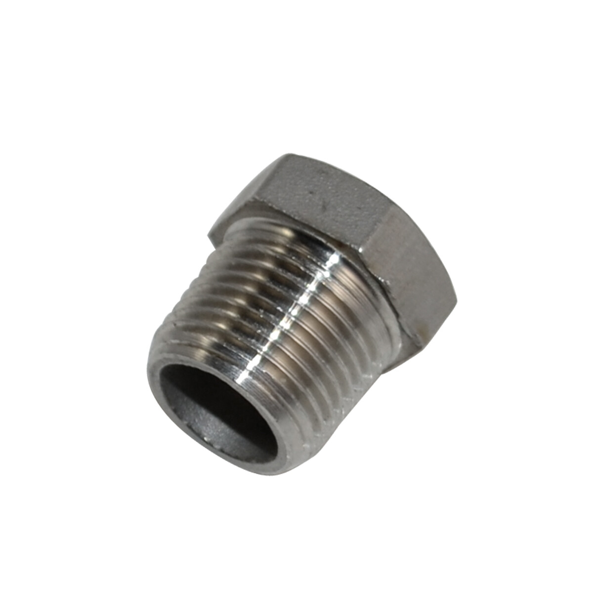 3/8″ male to 1/4″ NPT female HEX Reducing bush adapter Pipe Fitting Stainless