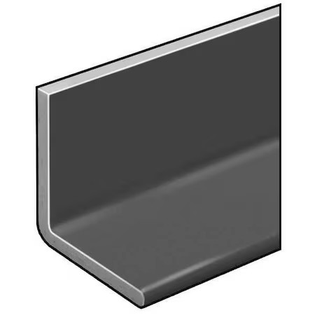 Fibergrate 1614200.04 Angle, Isofr, Gray, 1/4Tx1 1/2 In Legs, 5 Ft
