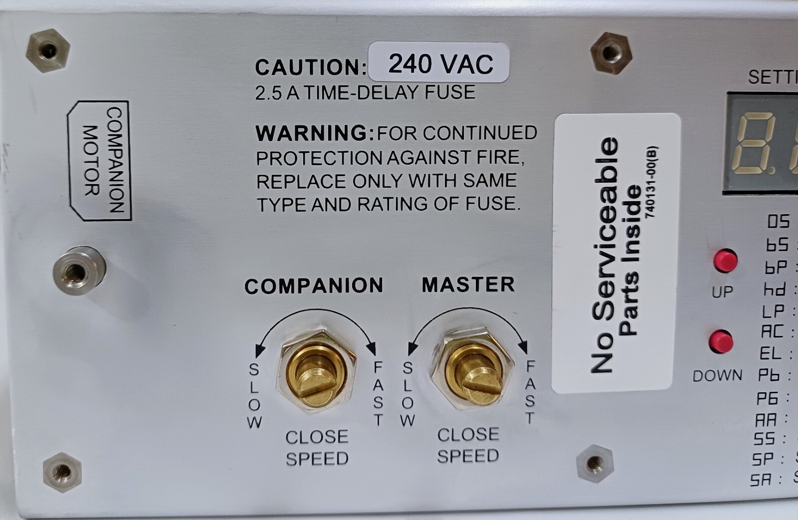 LCN Senior Swing Automatic Door Control Box 240v