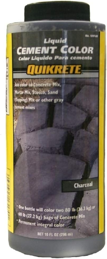 Quikrete Quikrete-1317-00 1317-00 Liquid Cement Color, 10oz, Charcoal