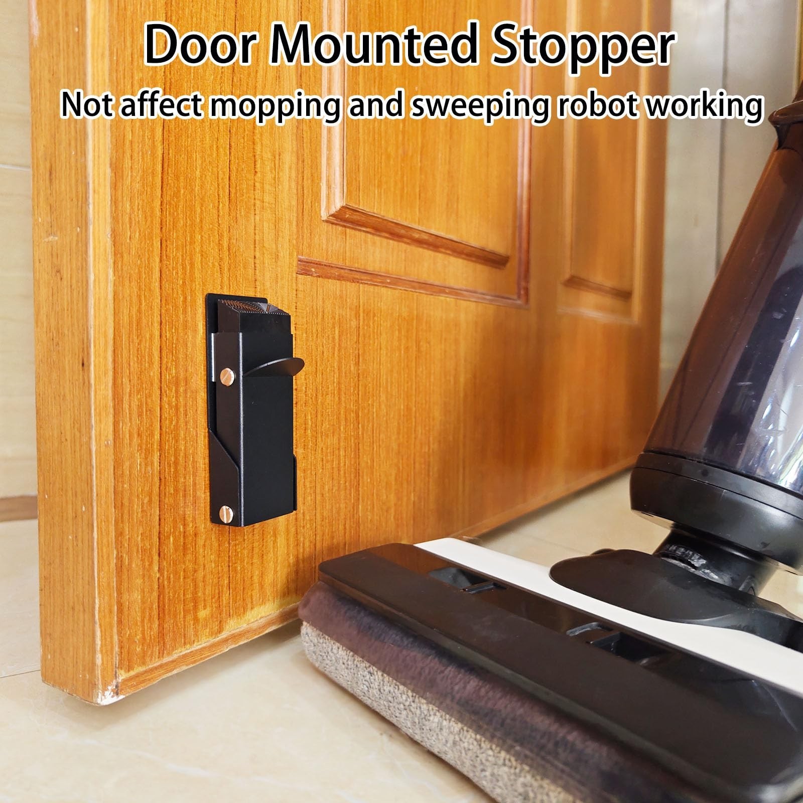 No Drilling Door Stopper Hold Door Open, Self Adhesive Door Stop, Door Stoppe…