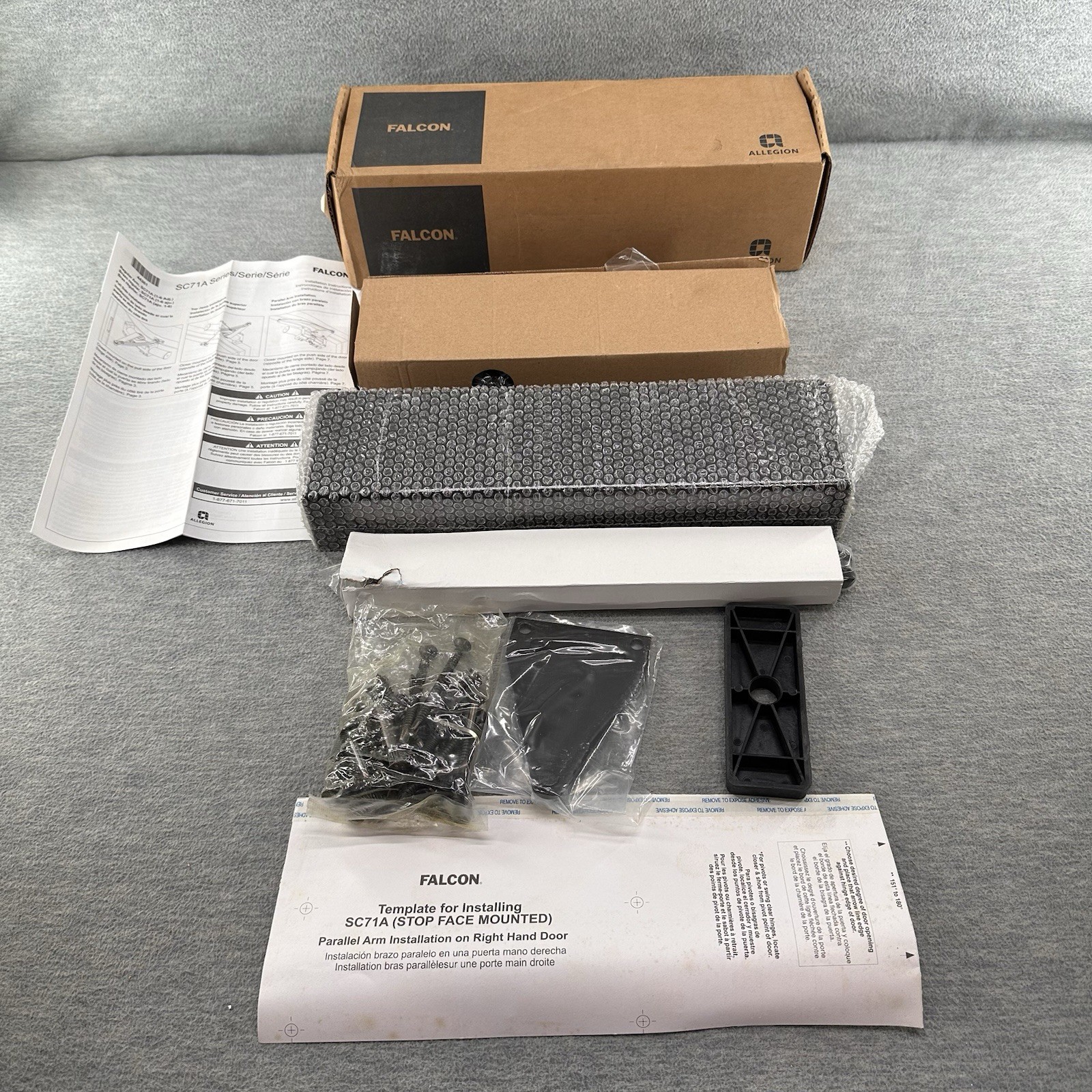 FALCON – SC71A HDPA Brown Door Closer with Heavy Duty Parallel Arm