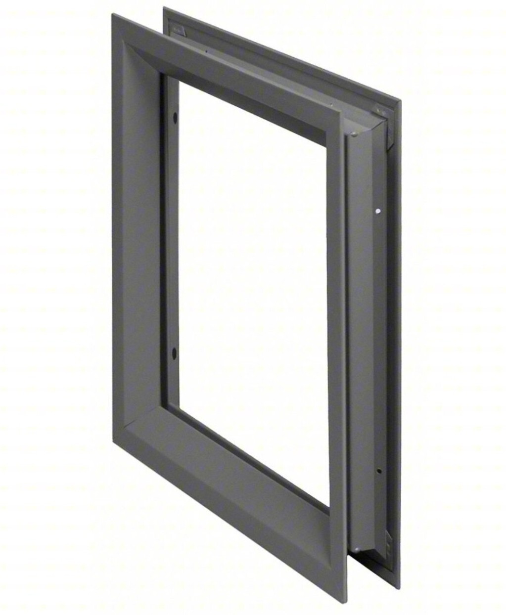 NATIONAL GUARD Door Window Frame Kit: Steel, 24 in Opening Ht, 24 in Opening Wd