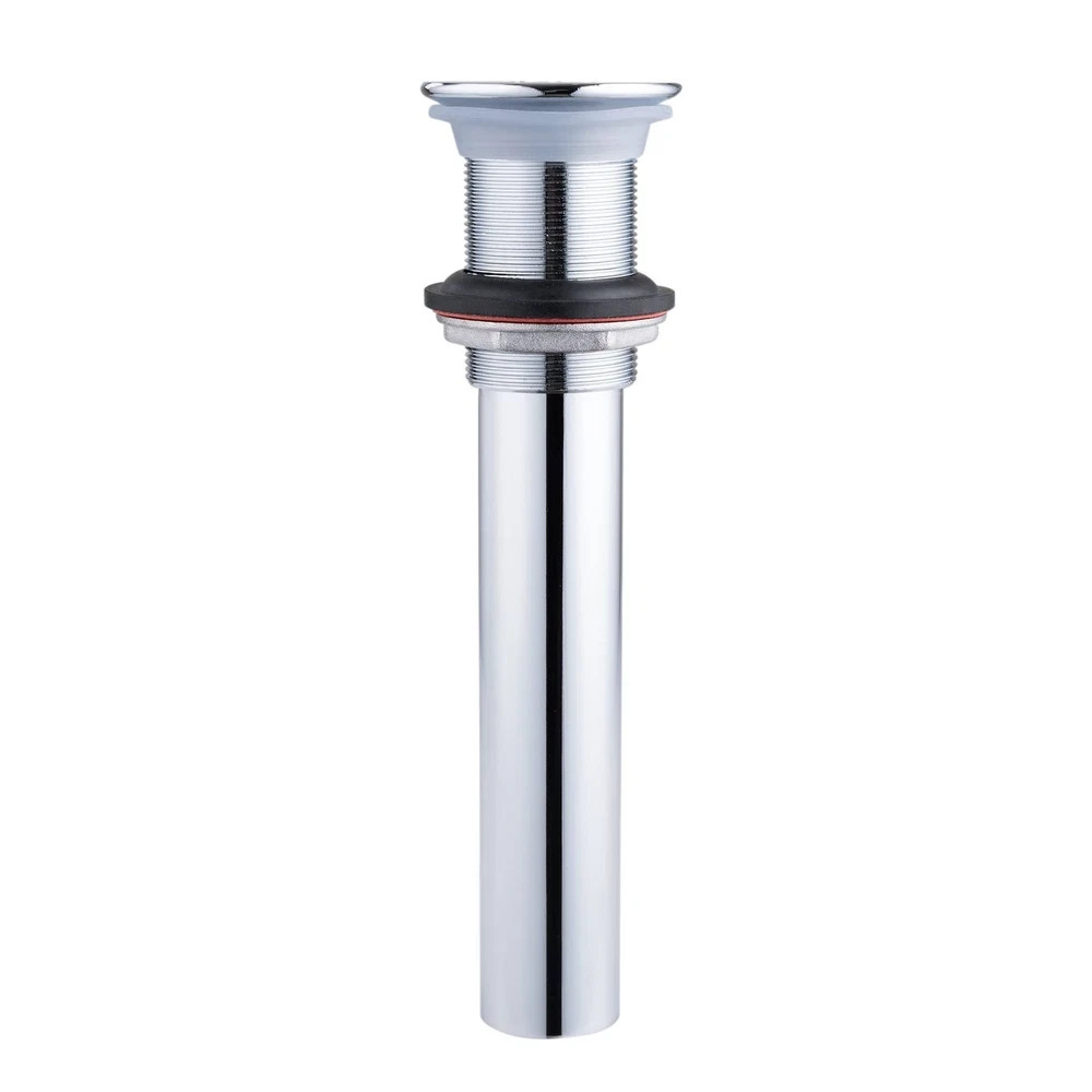 Grid Drain Strainer Assembly Without Overflow for Bathroom Chrome Plated