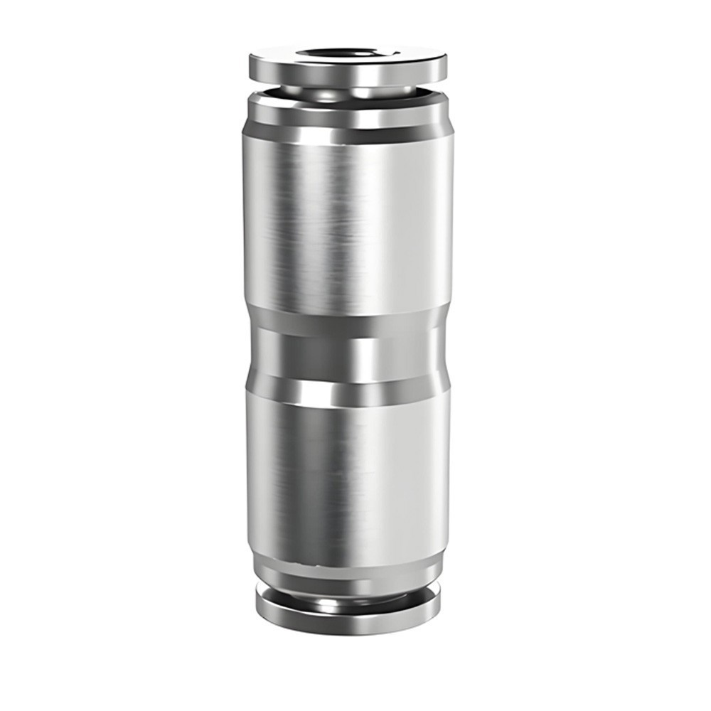 Pneumatic Push Fit Connector A2 Stainless Steel Tube Pipe Joiner Air Water Lines
