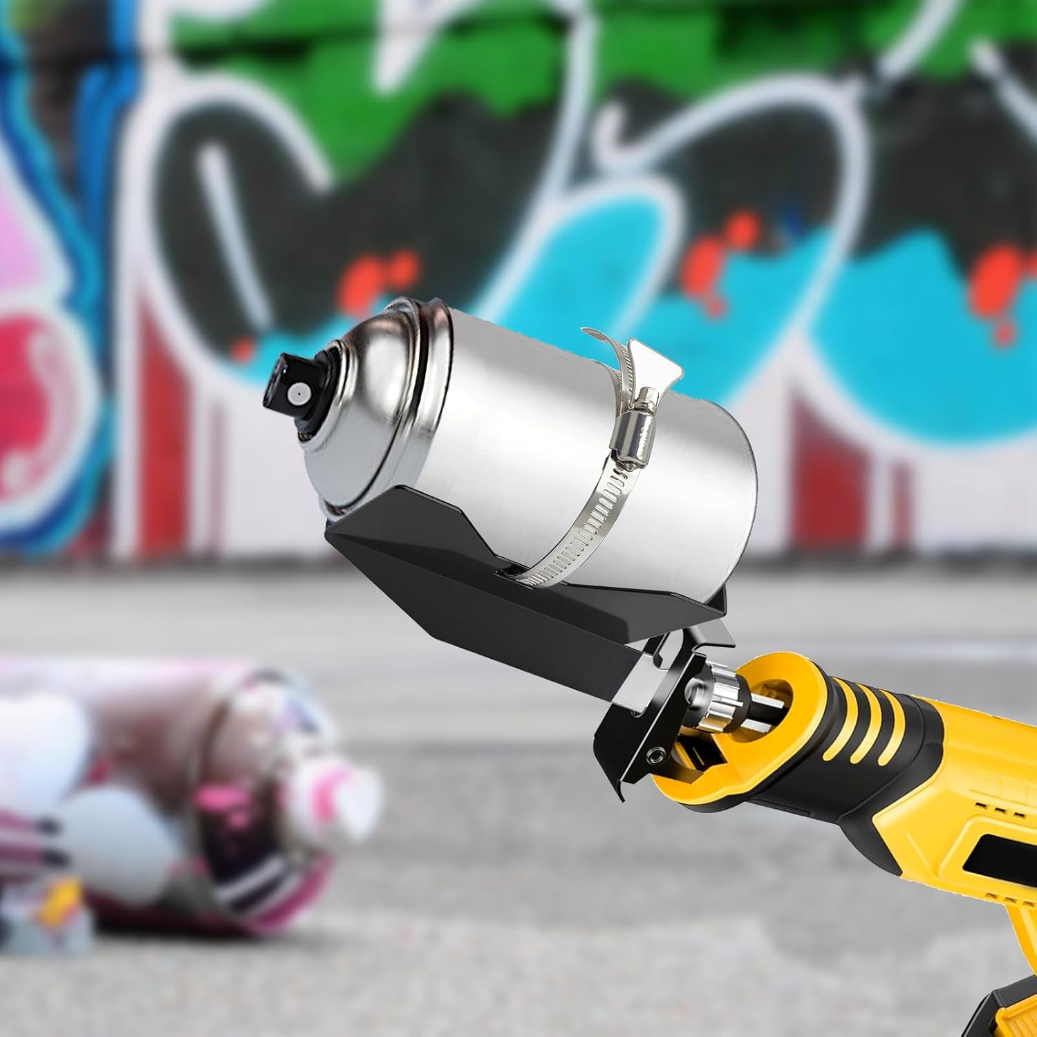 Spray Paint Can Shaker for Reciprocating Saw: Paint Shaker Fits 2″ to 4″ Cans Pa