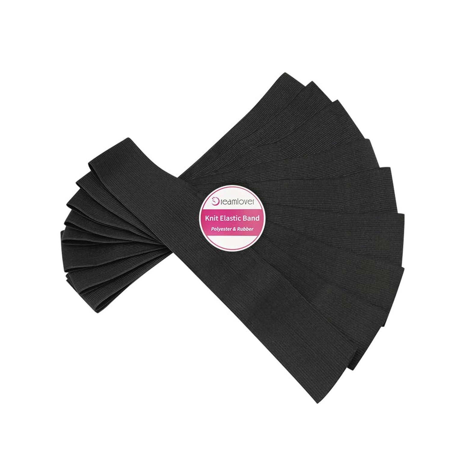 Dreamlover Black Elastic Bands for Sewing, 2 Inch x 6 Yard 2 Inches * 6 Yard