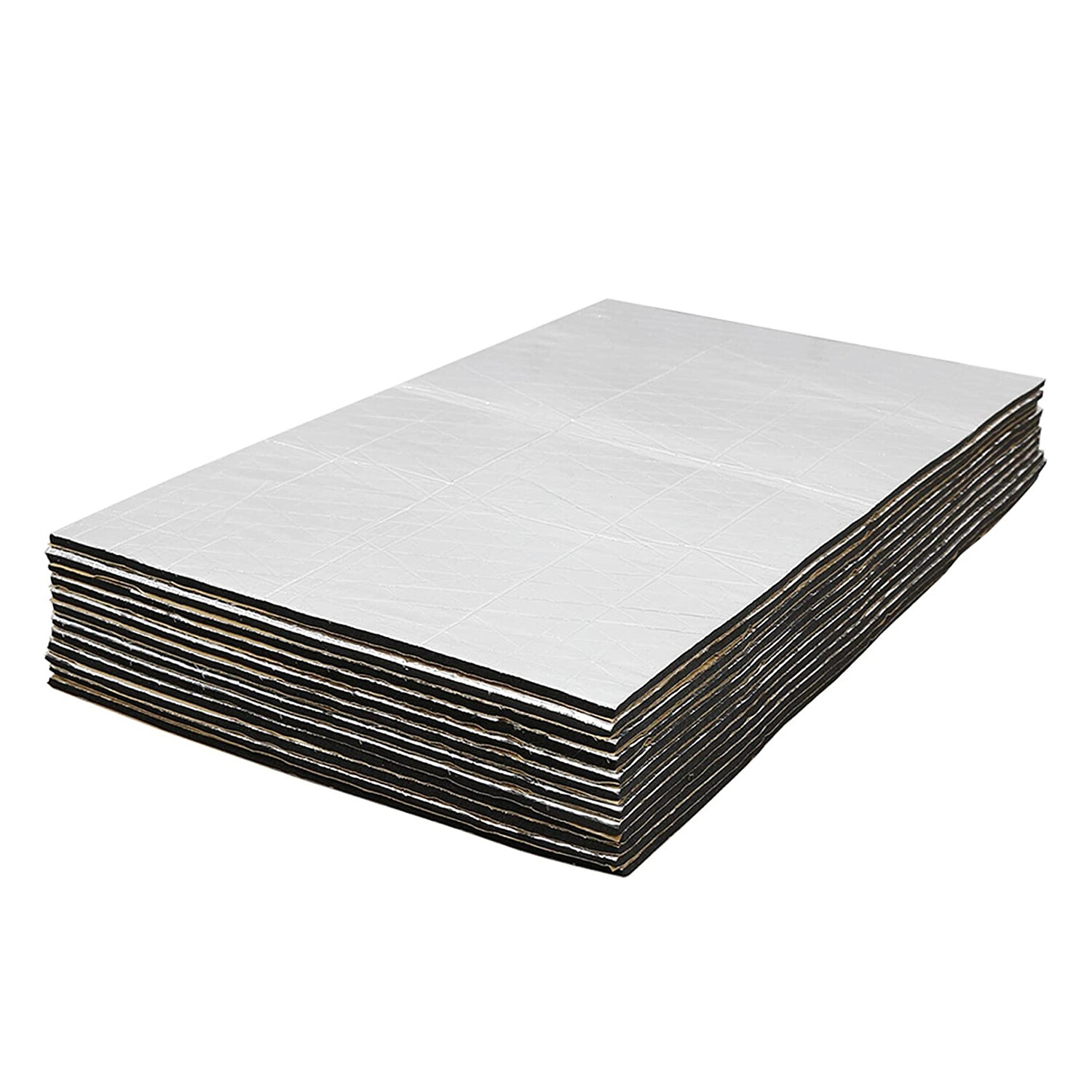 12Pcs Sound Insulation Mat Universal 20″x10″ 19sqft for Reduce resonance noise