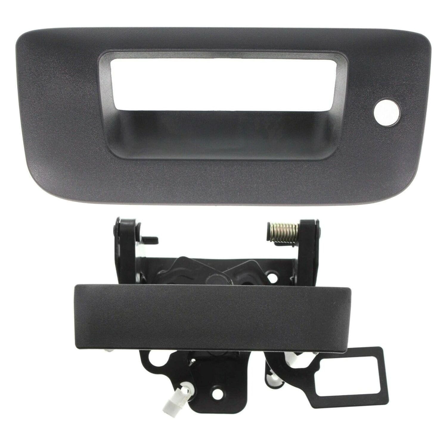 Door Handle Tailgate Bezel Textured Black Lock Hole Silverado 2500/3500HD 0714