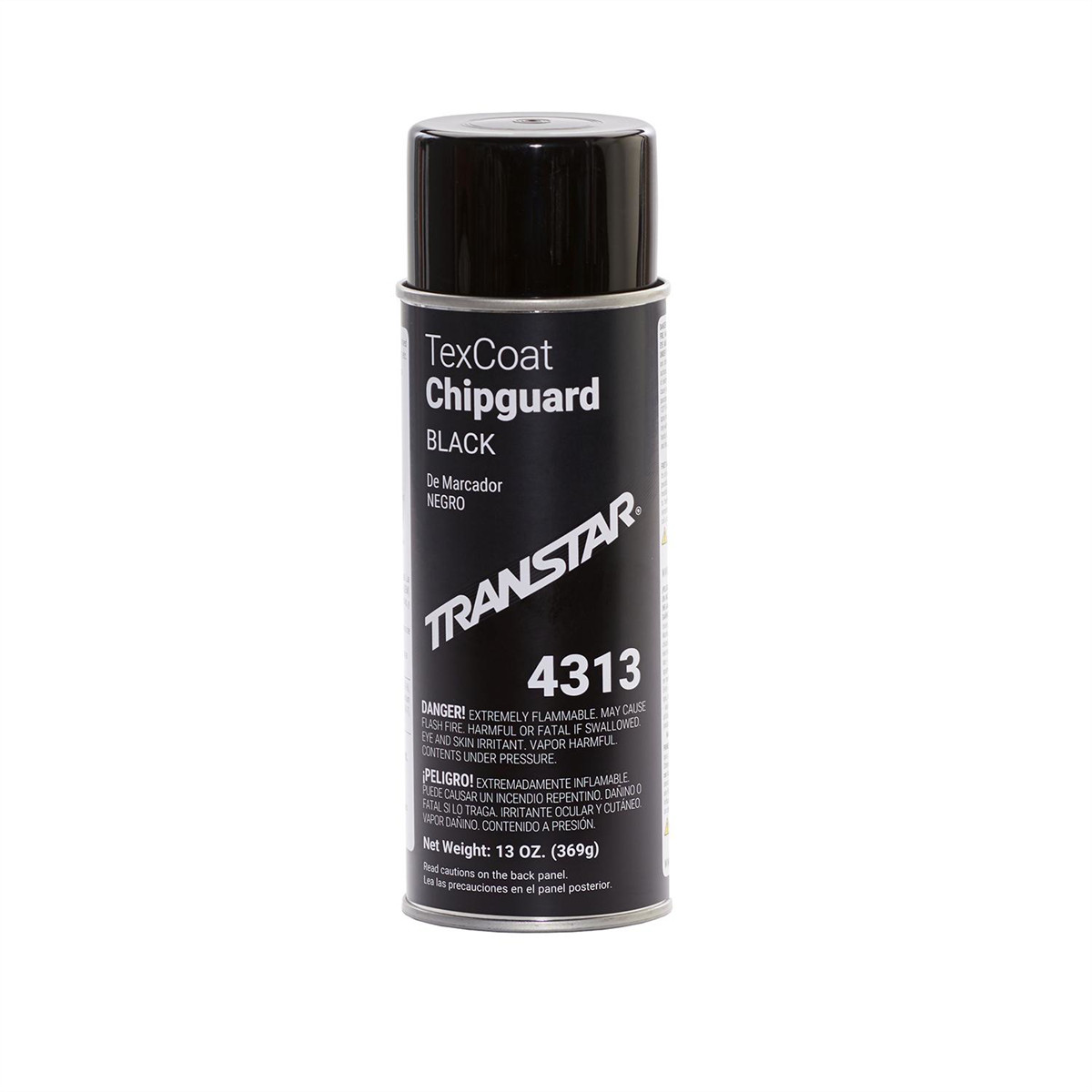 TRM.4313 Transtar Autobody Products 4313 Tex Coat Chip Guard, 16 oz, Black, Aer