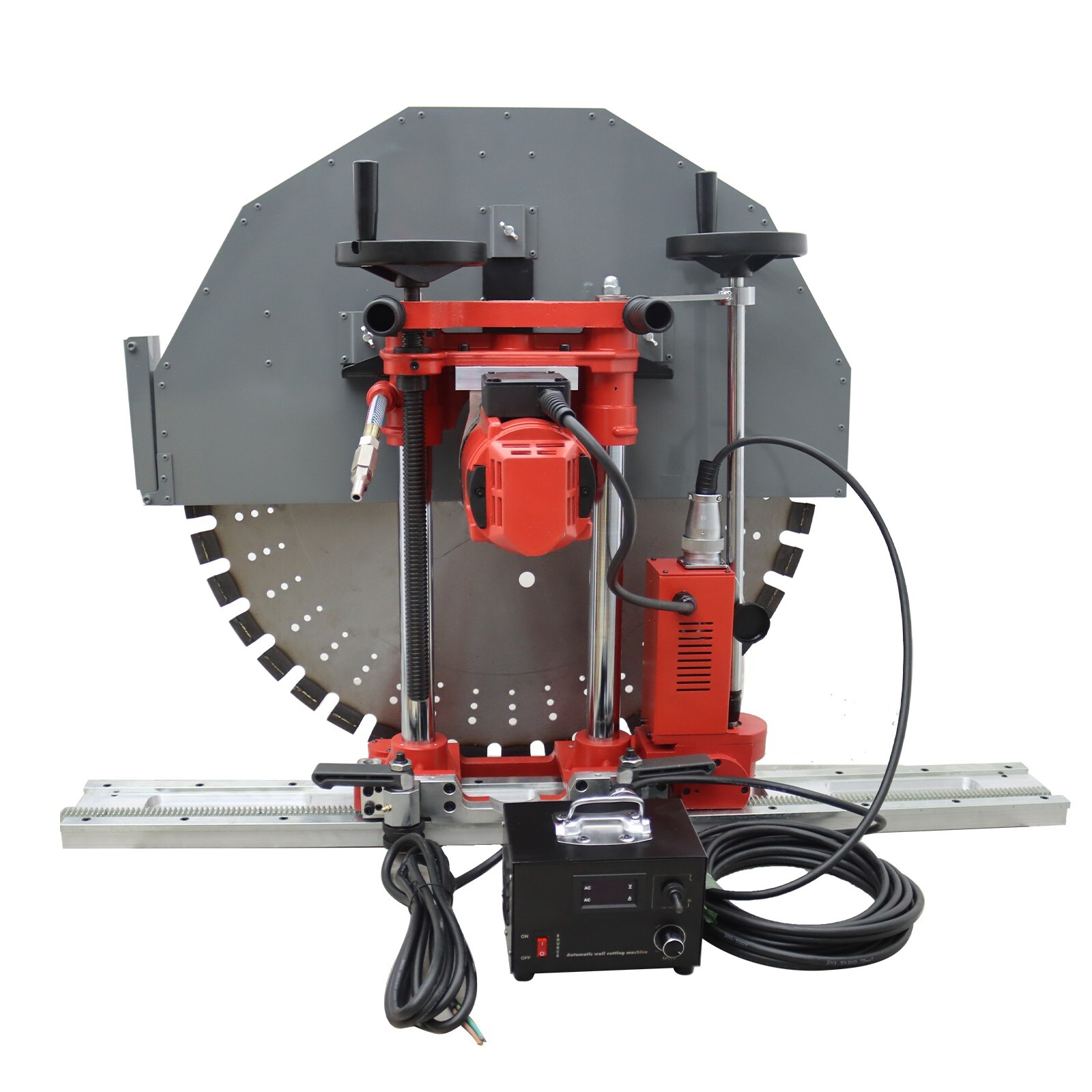 12.6in Concrete Wall Cutter Wall Saw 220V Quickly Disassemble Track 31.5″ Blade