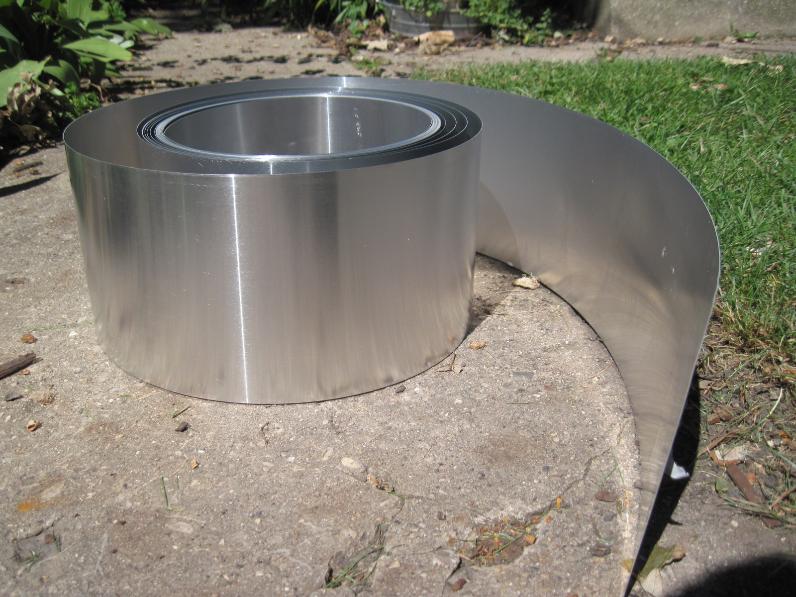 ALUMINIUM FLASHING METAL FOR TIMBER + ROOFING:PER METRE 300 MM WIDE 0.3 MM THICK